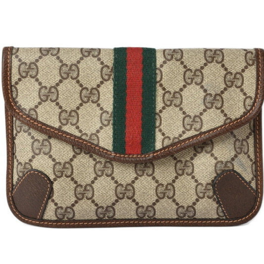 Gucci GG Supreme Canvas Clutch