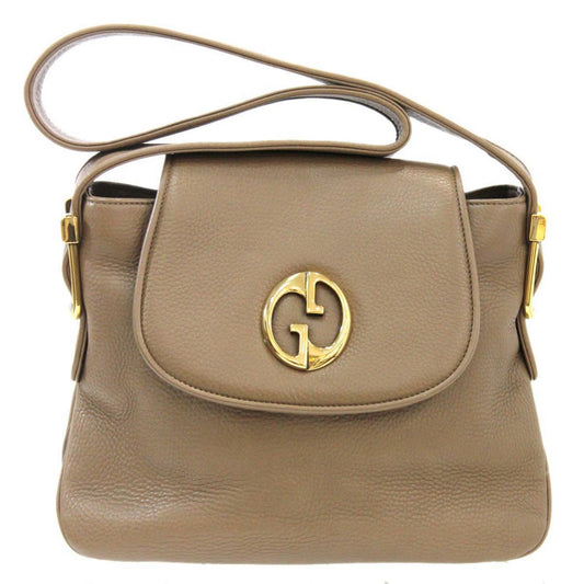 Gucci Leather Shoulder Bag Style 62