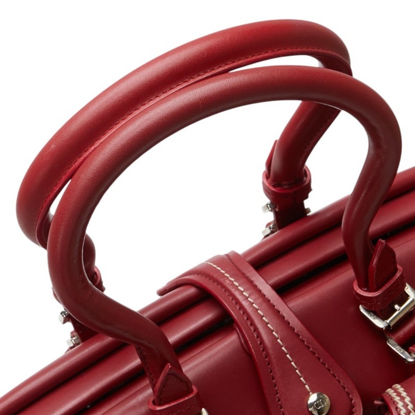 Christian Dior Red Color Leather Handbag  