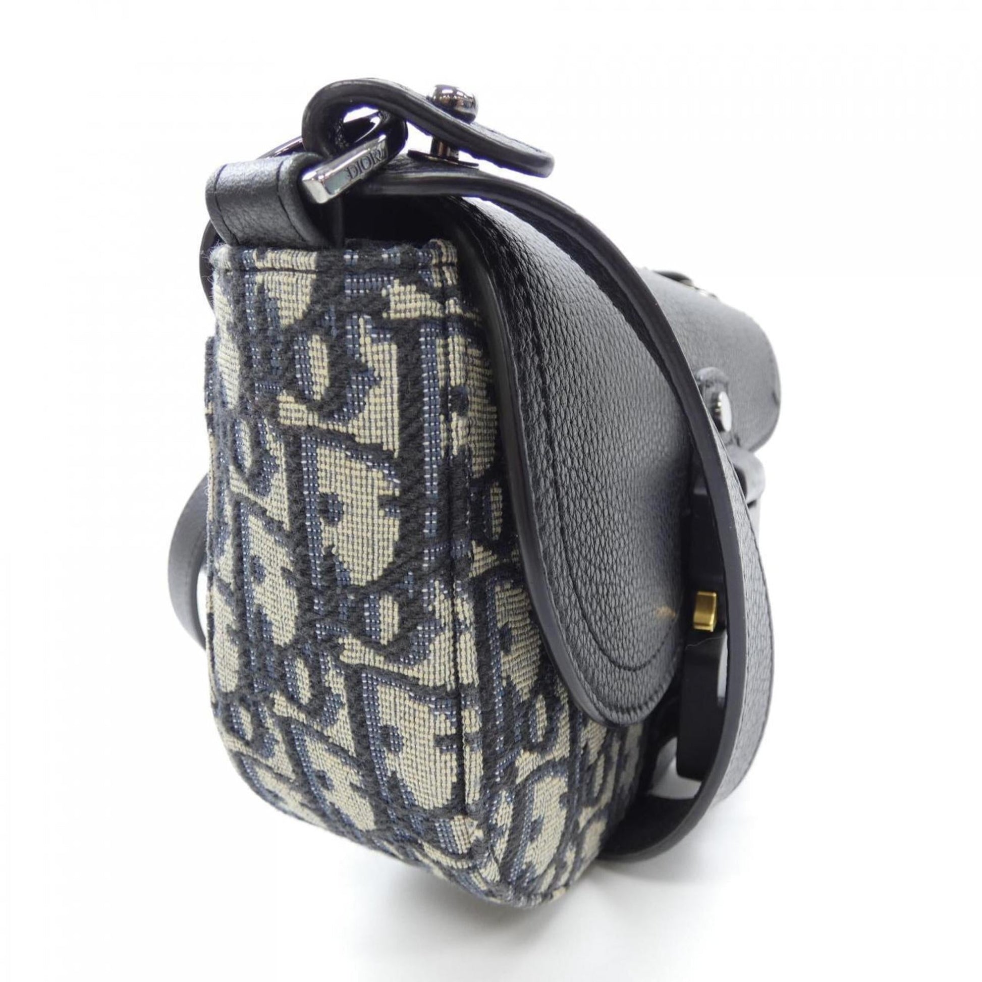 Christian Dior Beige Black Navy Handbag  