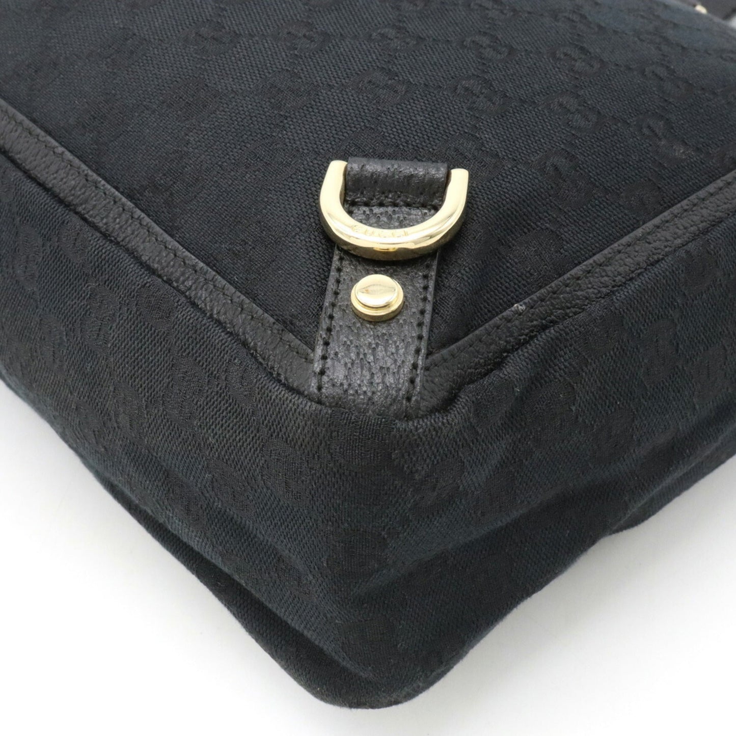 Gucci Leather Canvas Tote