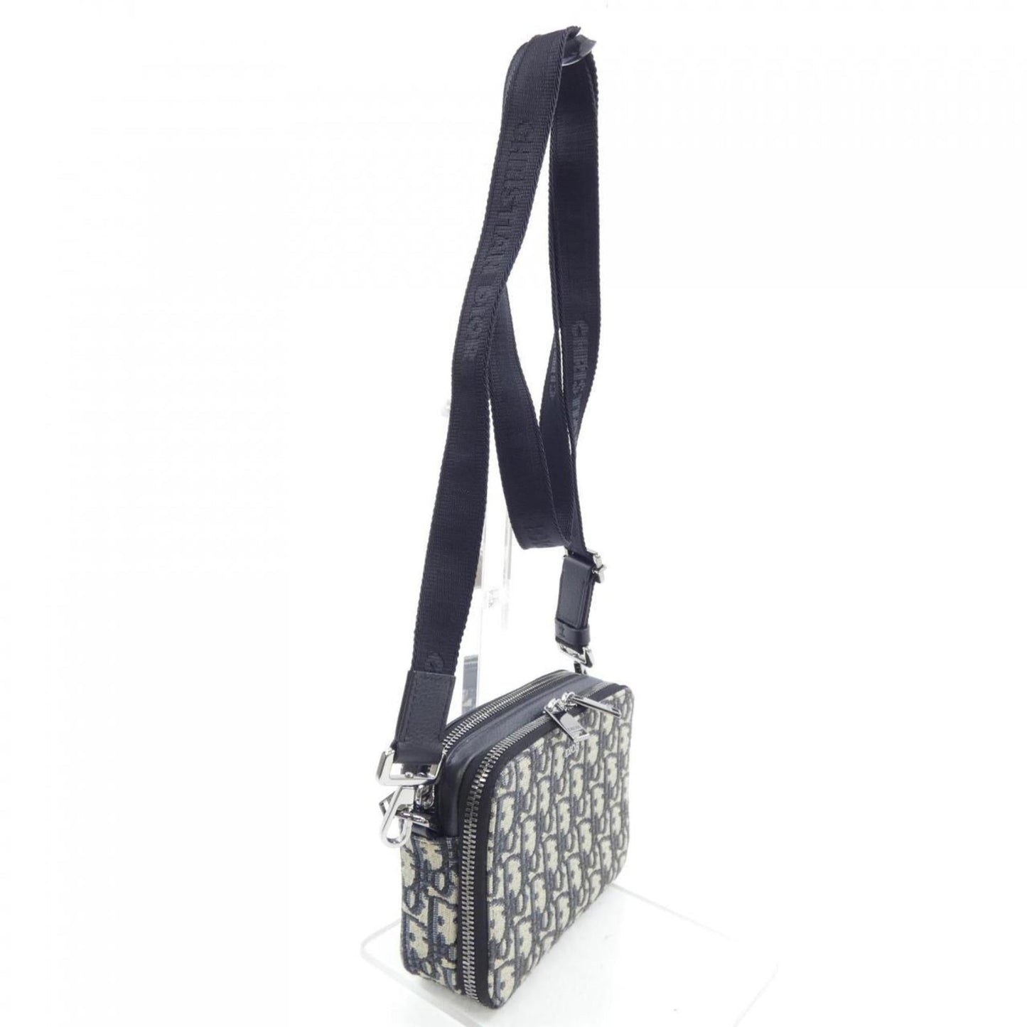 Christian Dior Beige Black Navy Handbag  