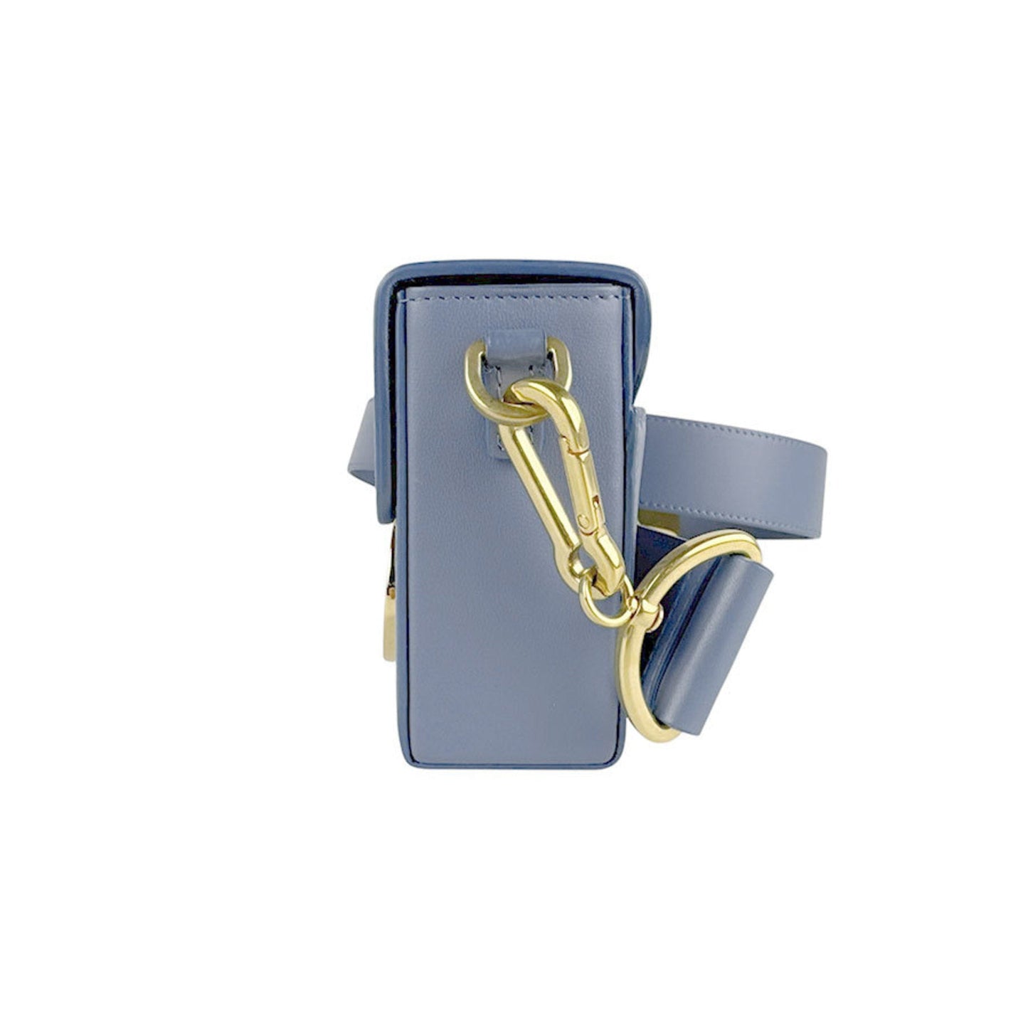 Christian Dior Blue Leather Shoulder Bag  