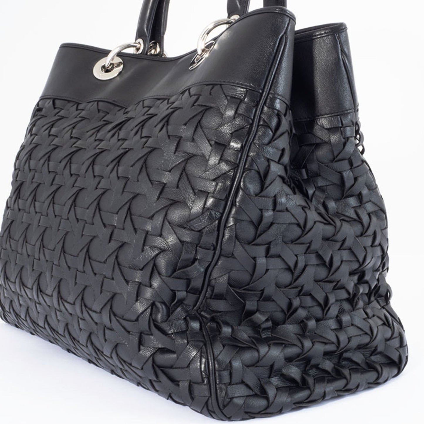 Christian Dior Black Leather Handbag  