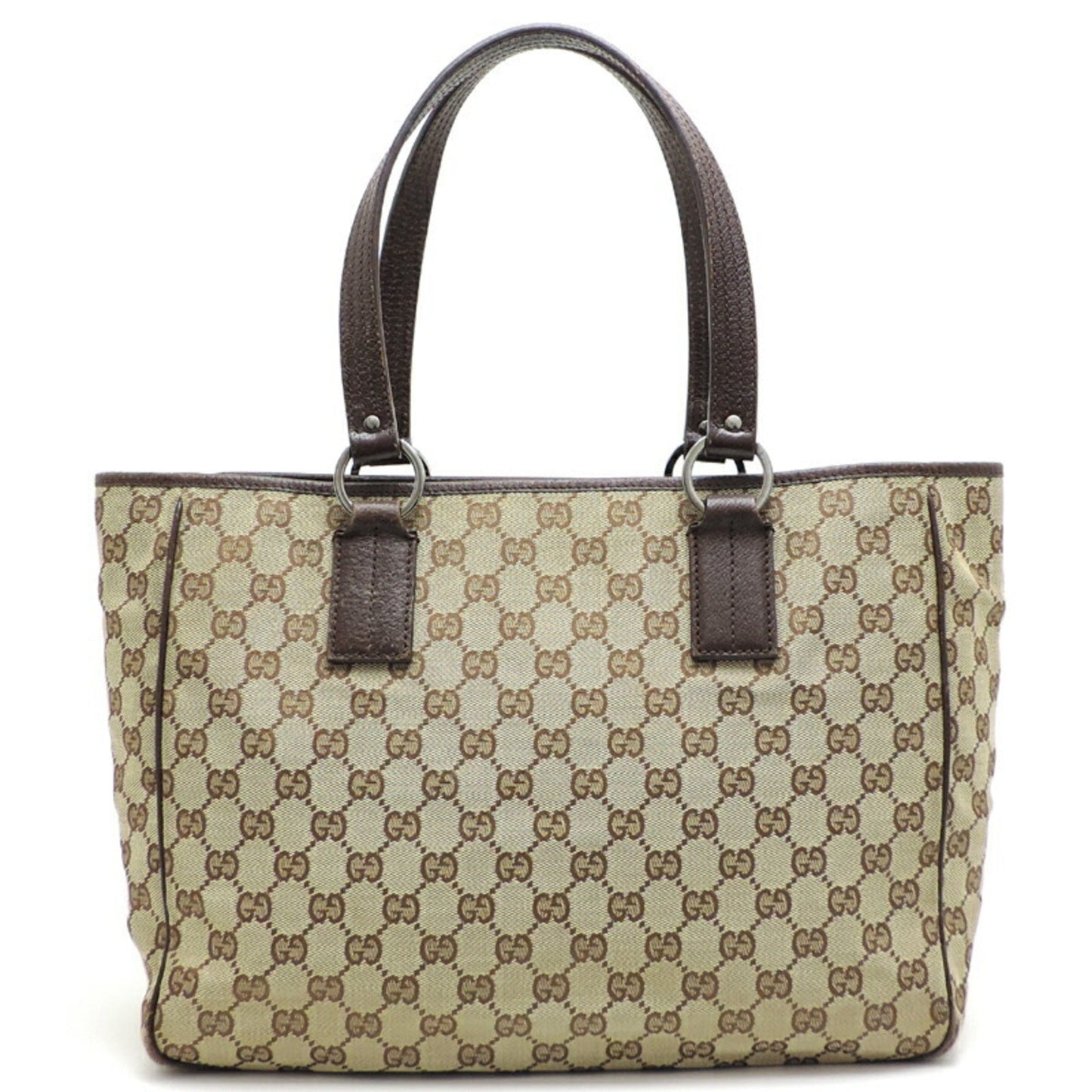 Gucci Leather Canvas Tote