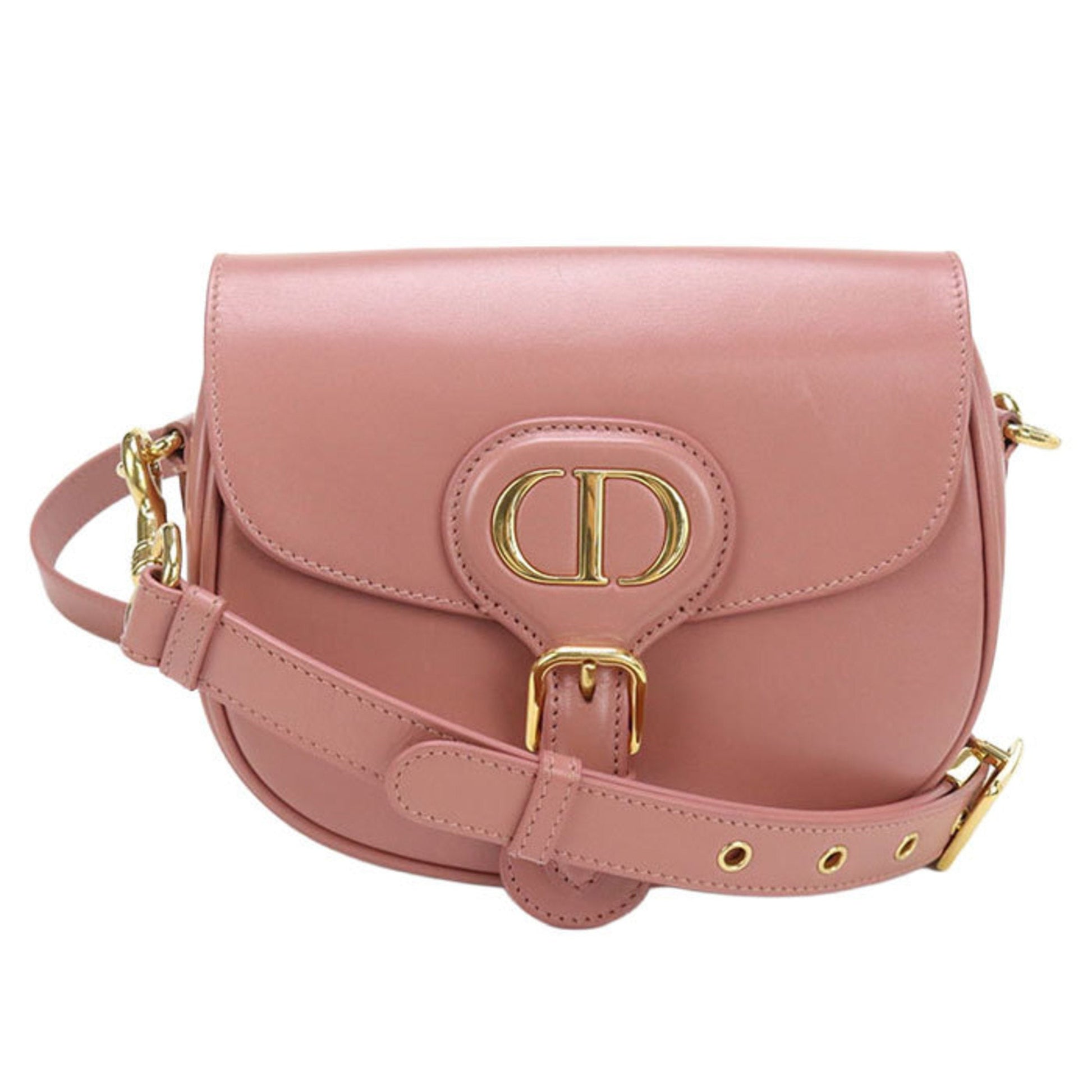 Christian Dior Pink Leather Shoulder Bag  