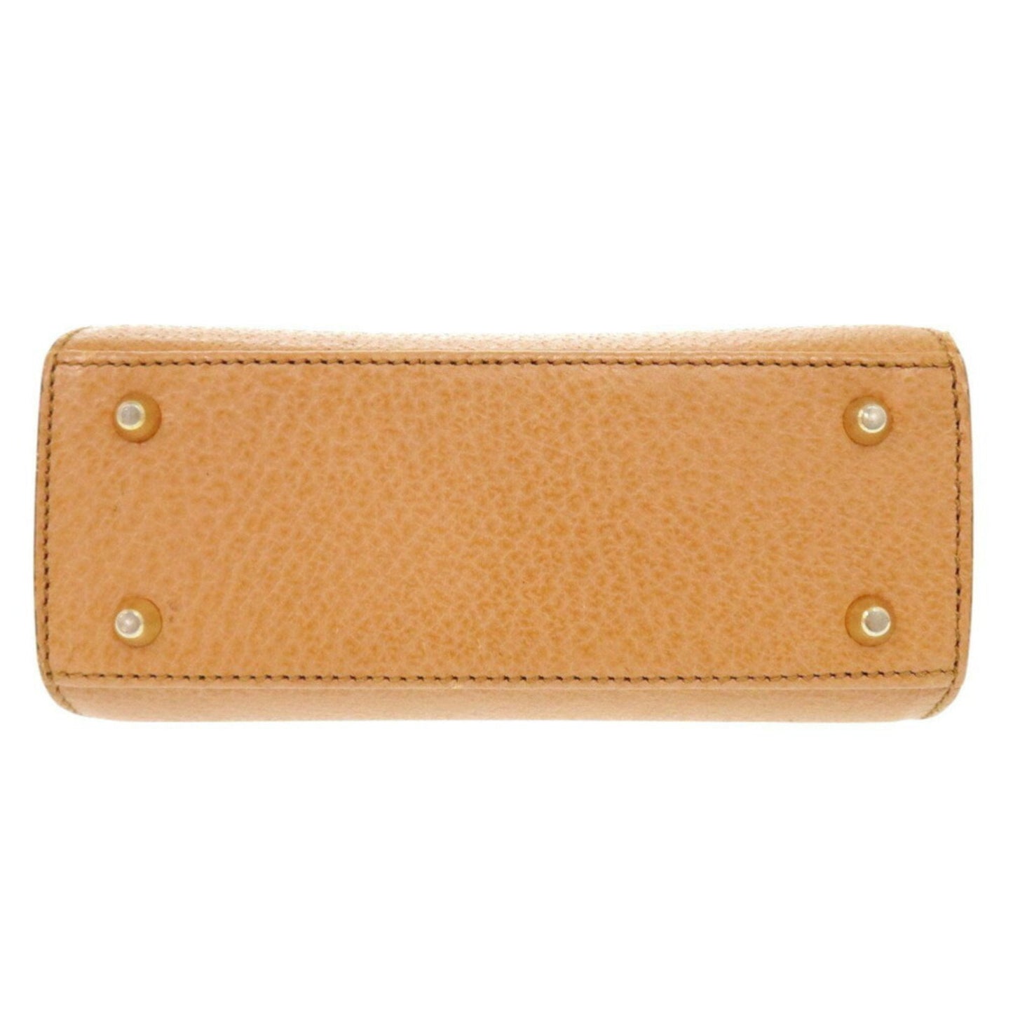 Christian Dior Brown Leather Handbag  
