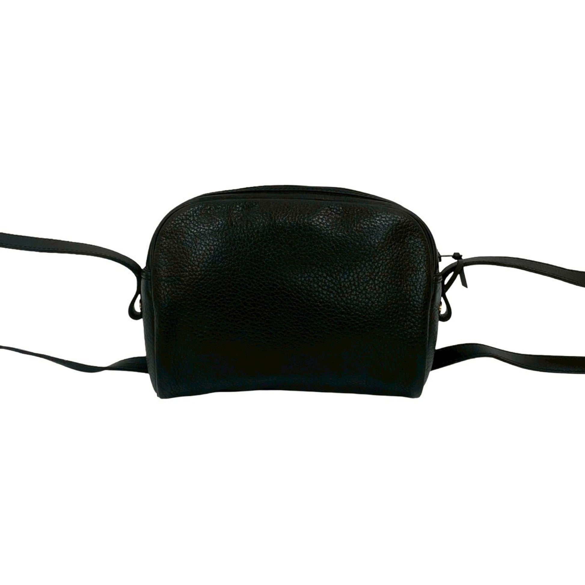 Christian Dior Black Leather Pochette Shoulder Bag  