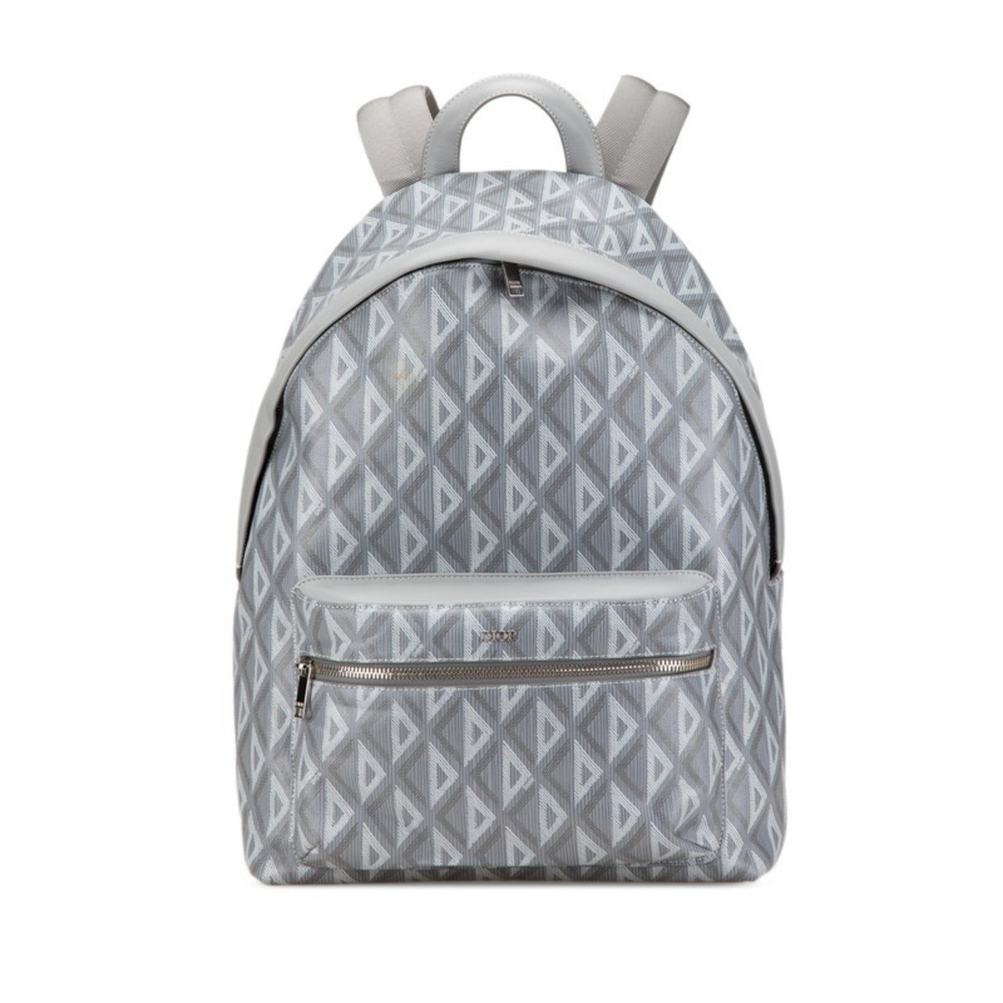 Christian Dior Gray Pvc Leather Backpack  