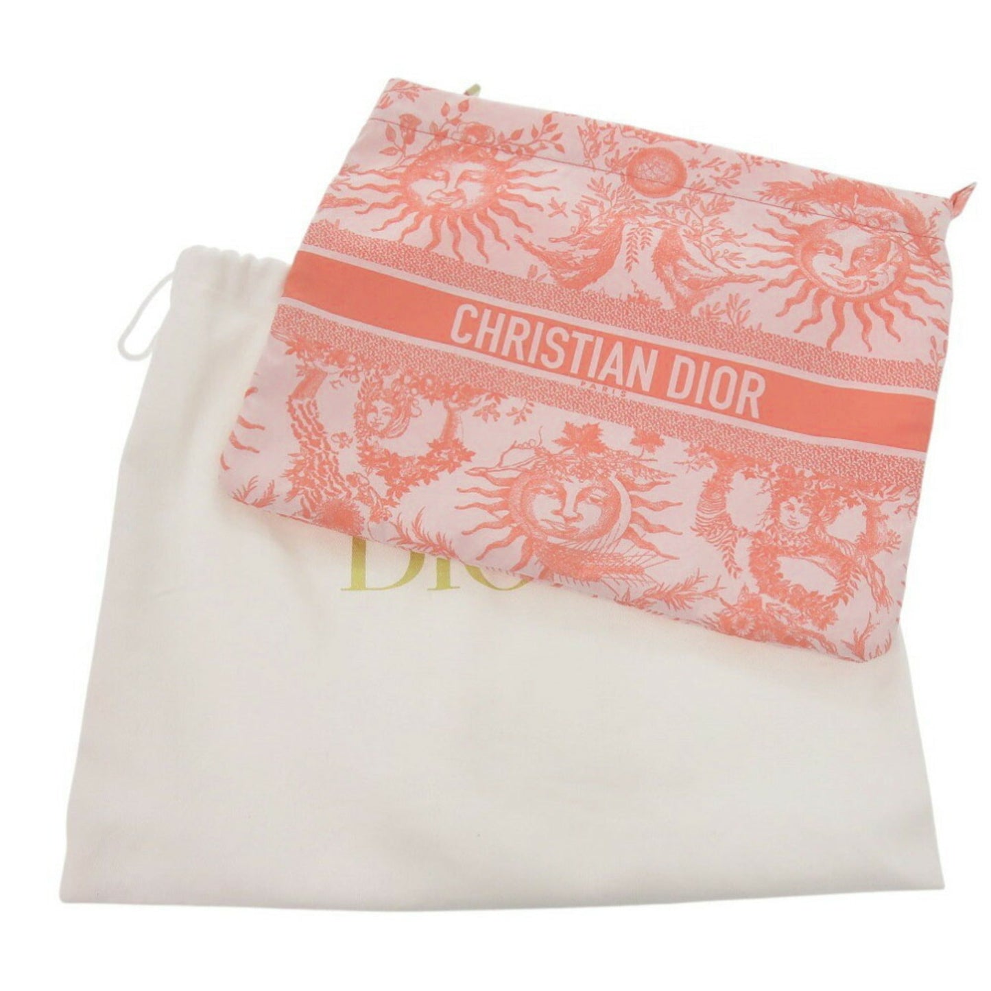 Christian Dior Pink Fabric Pouch  