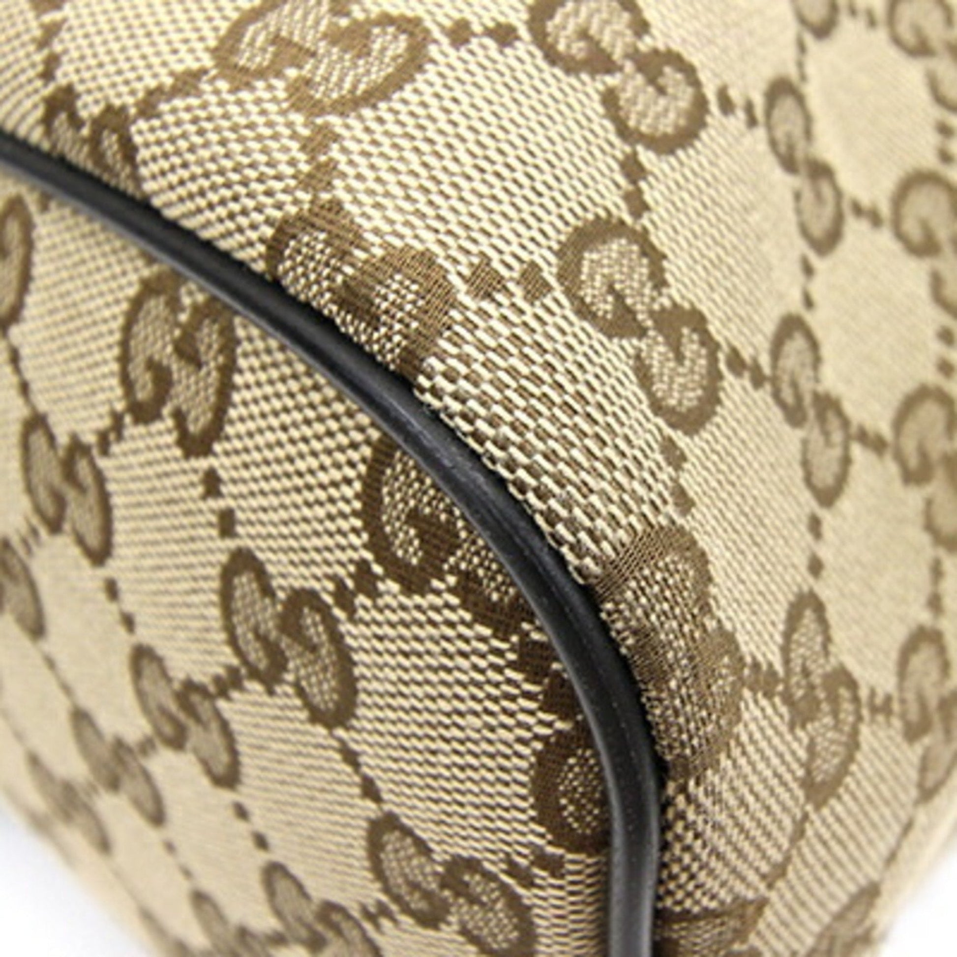 Gucci Leather Canvas Backpack