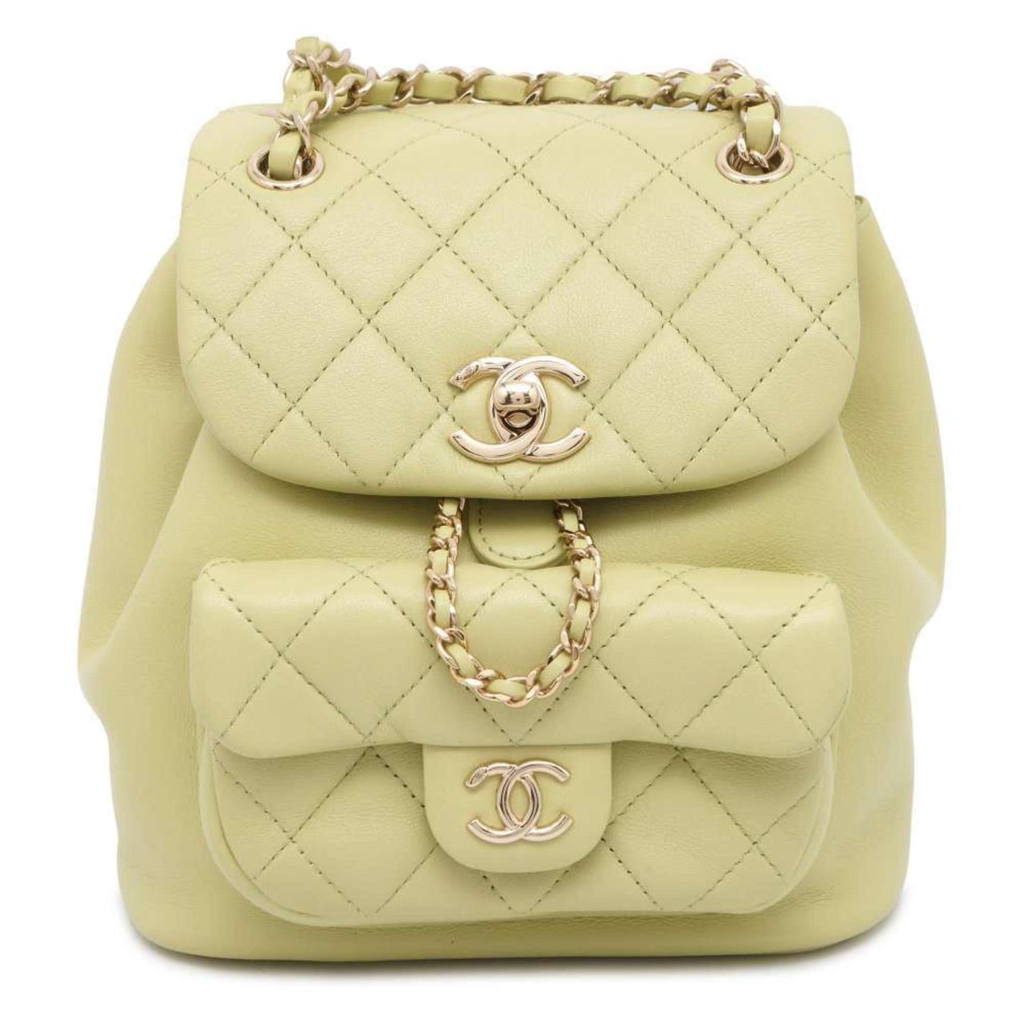 CHANEL Backpack Matelasse Coco Mark Lambskin AS2908