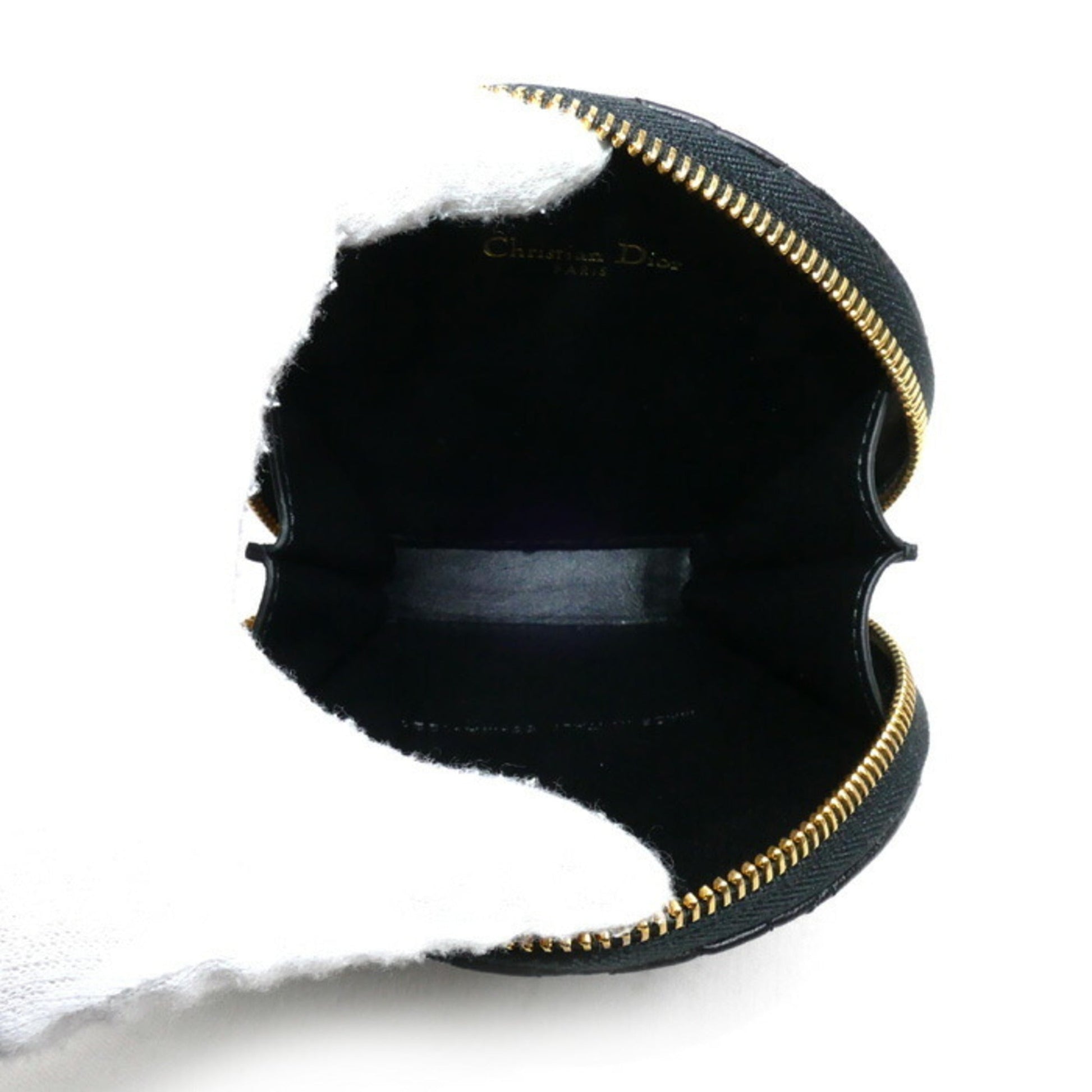 Christian Dior Black Leather Shoulder Bag  