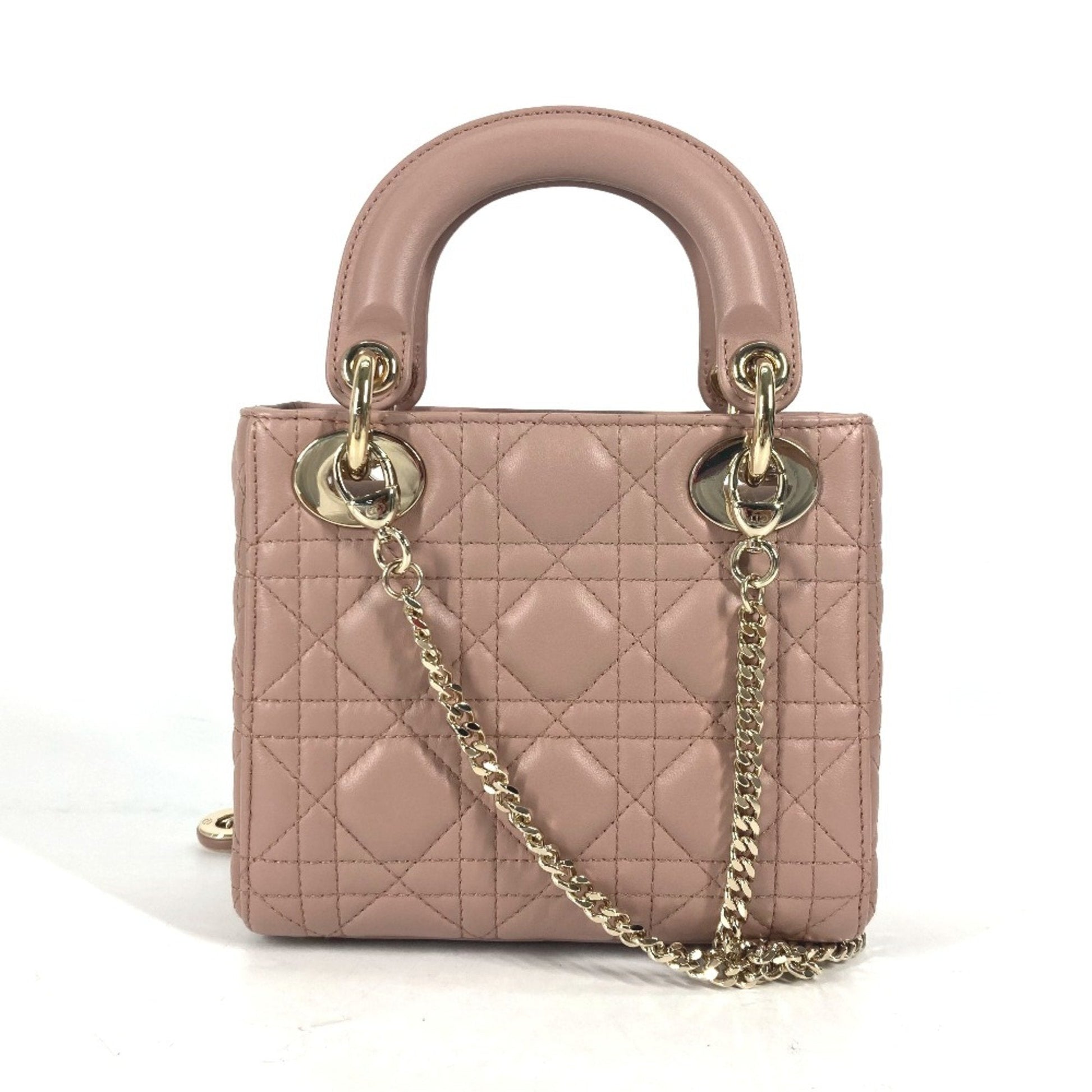 Christian Dior Beige Leather Handbag  