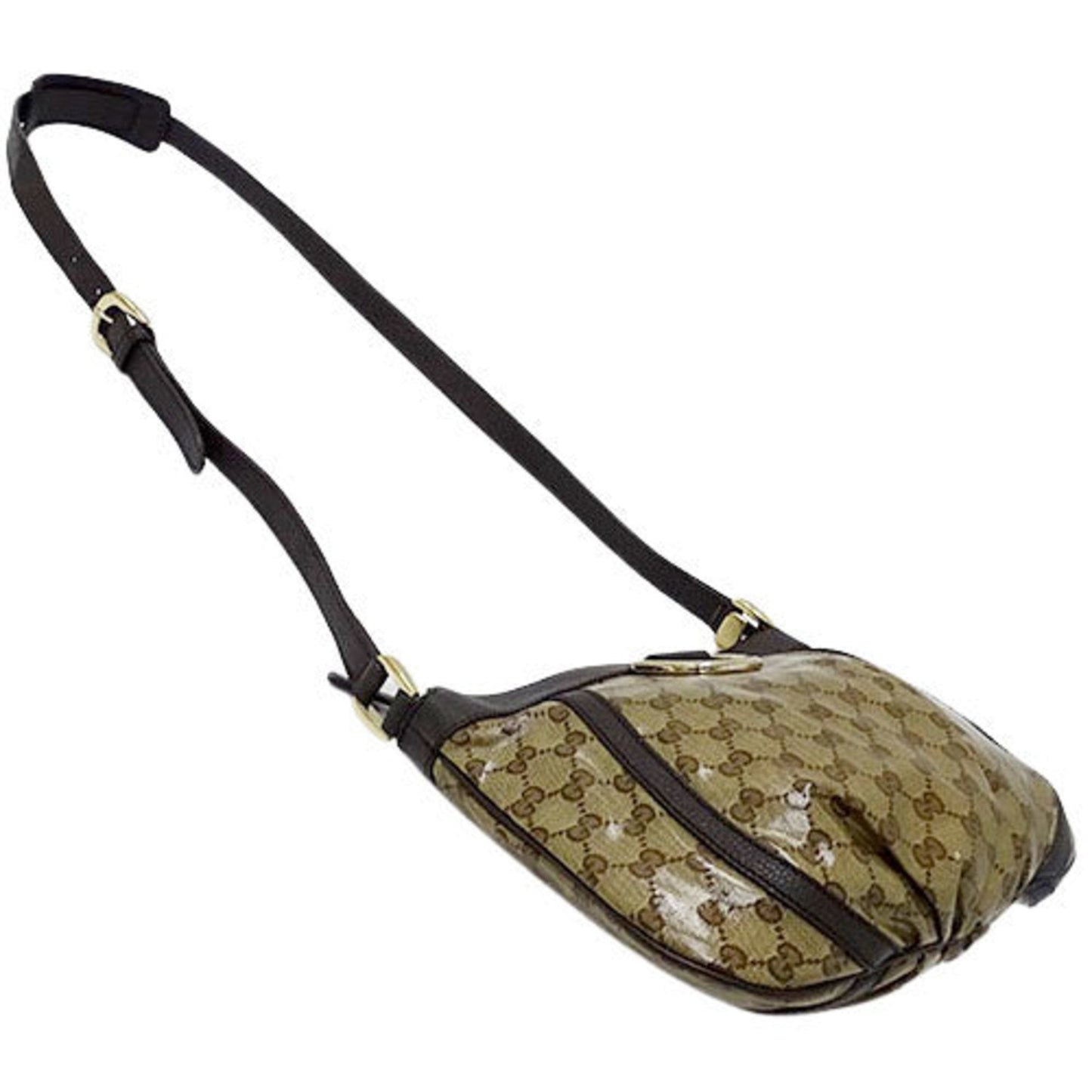 Gucci Brown Leather Shoulder Bag Style 2