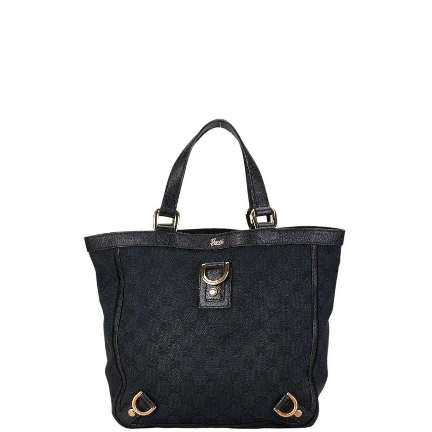 Gucci Leather Canvas Tote