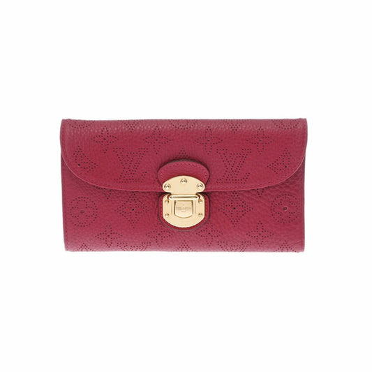 LOUIS VUITTON Mahina Portefeuille Amelia Gourna M58091 Women's Monogram Trifold Wallet