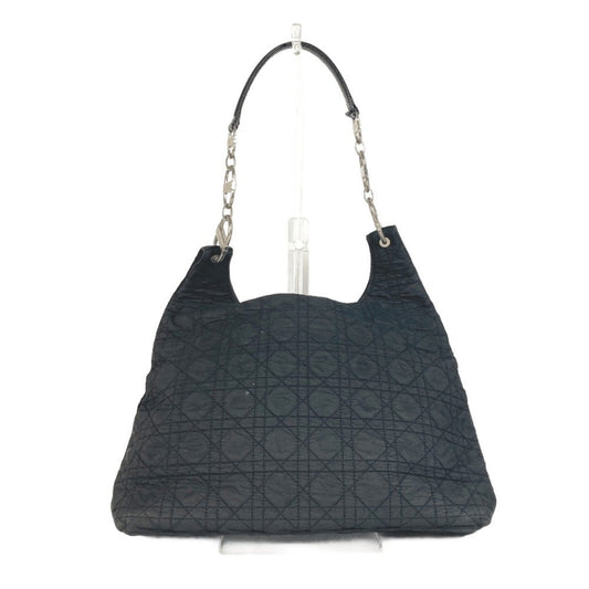 Christian Dior Black Red Color Nylon Shoulder Bag  