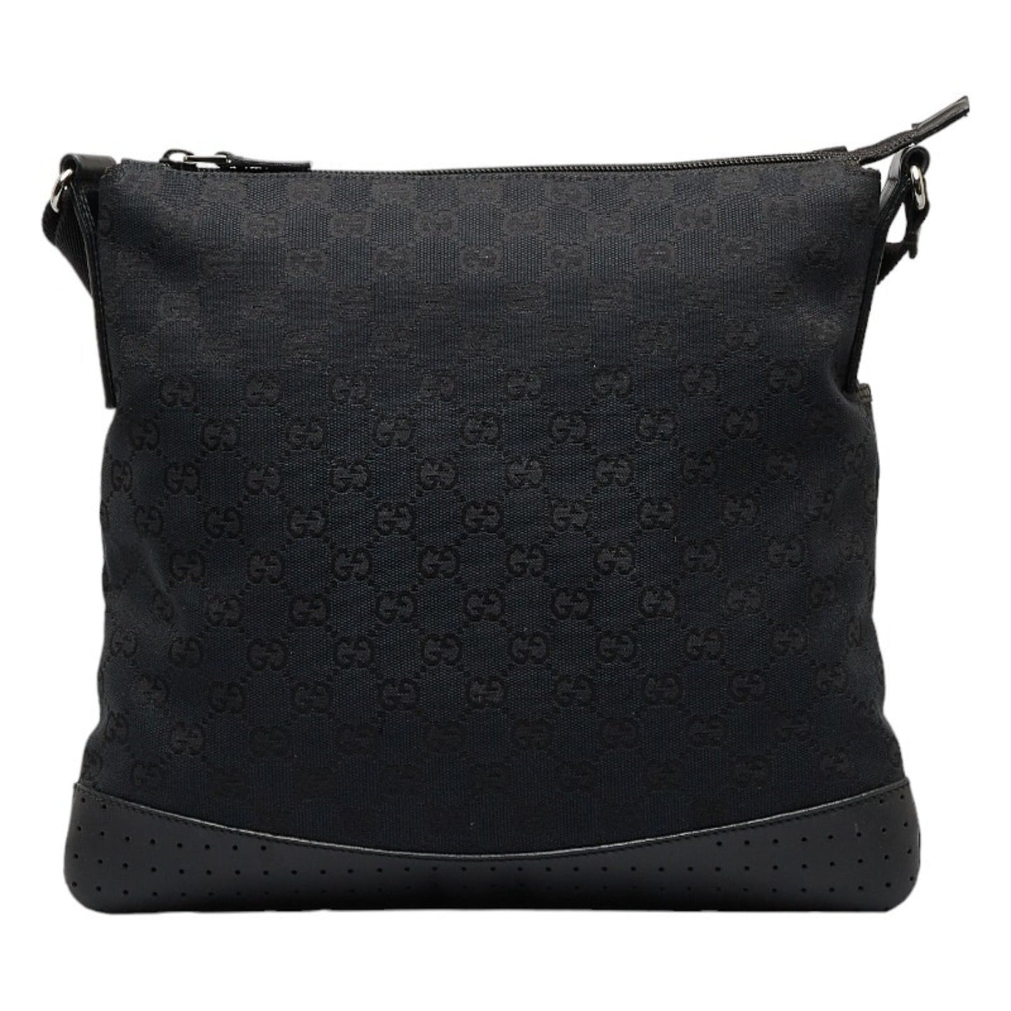 Gucci Leather Canvas Shoulder Bag
