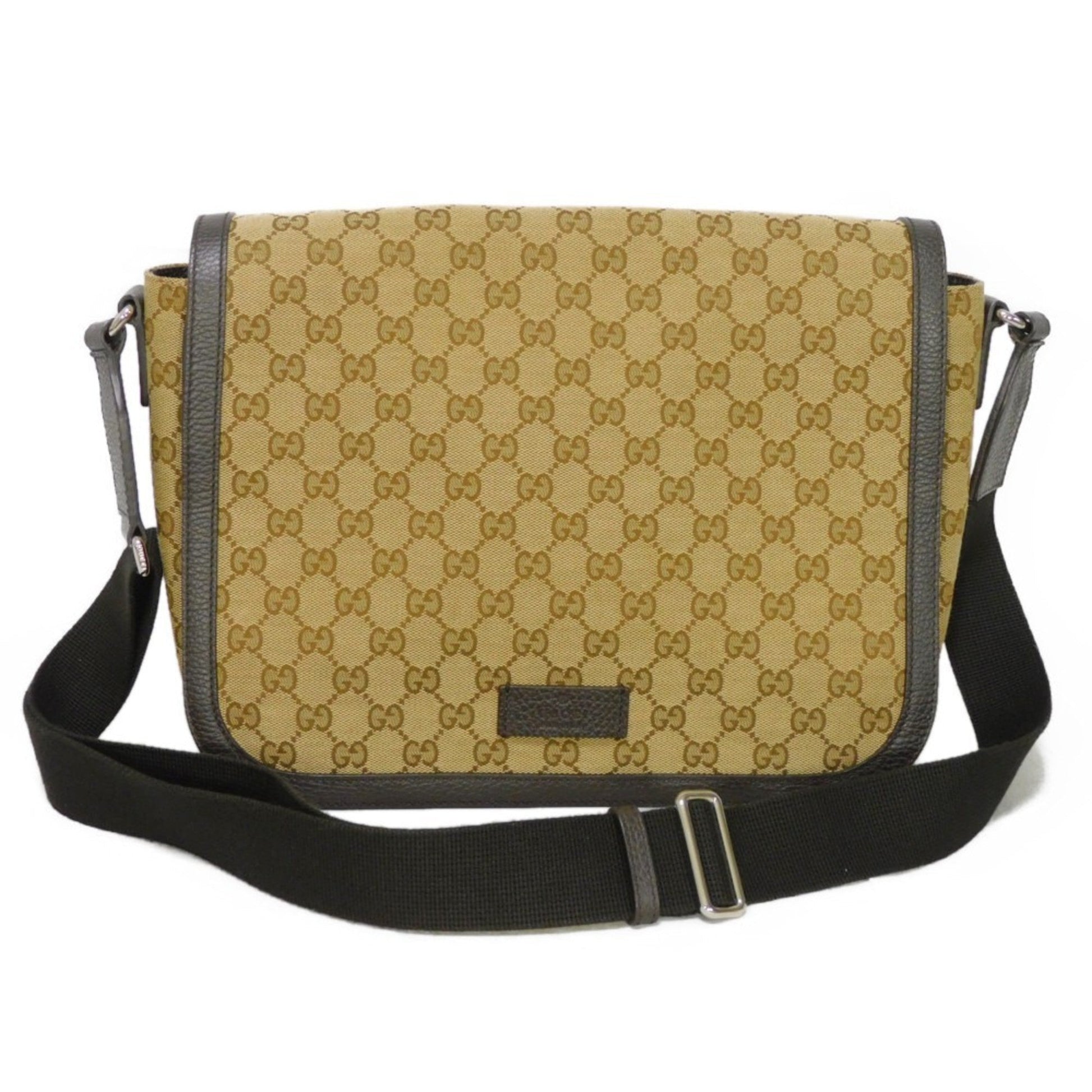 Gucci Leather Canvas Crossbody