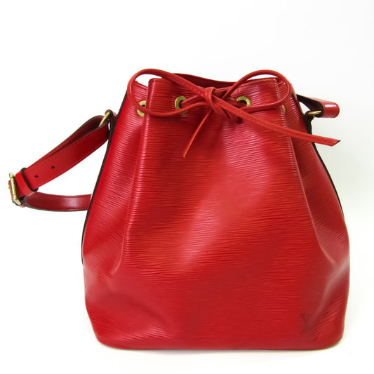 Louis Vuitton Epi Petit Noe M44107 Women's Shoulder Bag Castilian Red