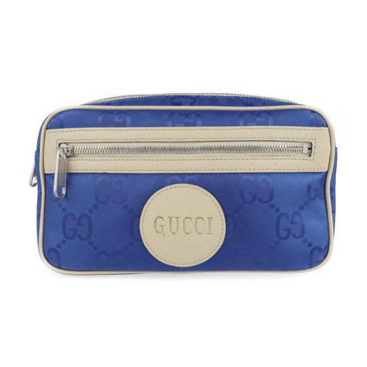Gucci Lou Nylon Leather Shoulder Bag