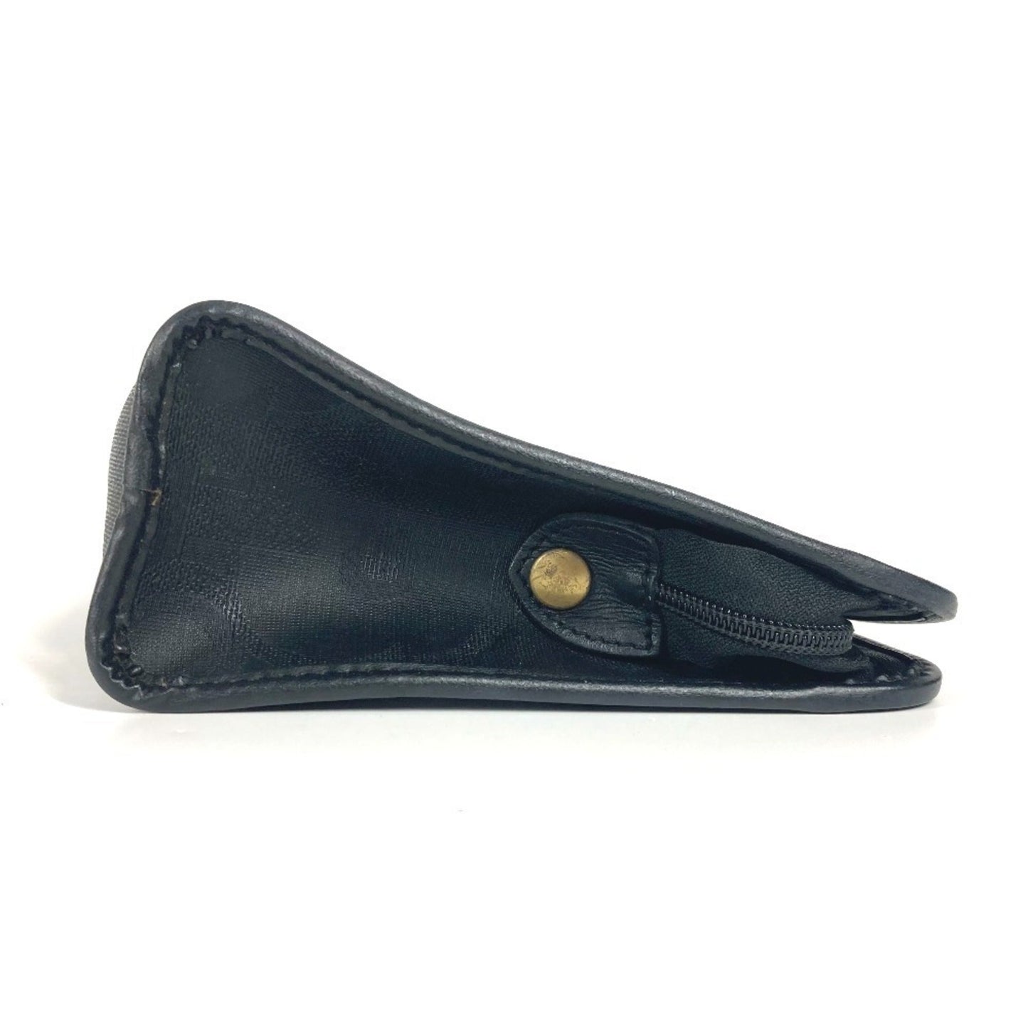 Christian Dior Navy Pvc Leather Clutch Bag Pouch  