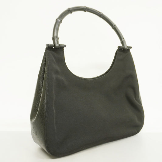 Gucci Nylon Leather Handbag