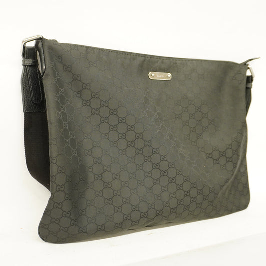 Gucci Nylon Leather Shoulder Bag