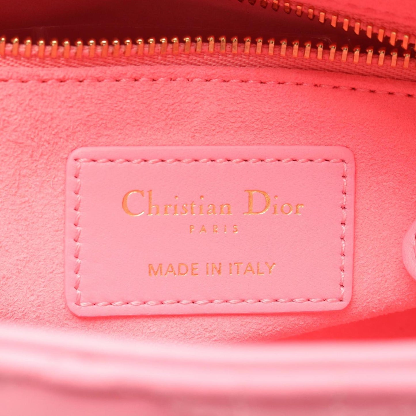 Christian Dior Pink Leather Handbag  