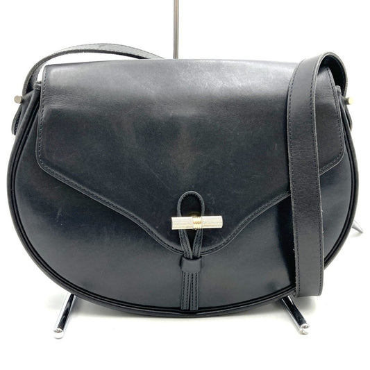 Christian Dior Black Leather Shoulder Bag  