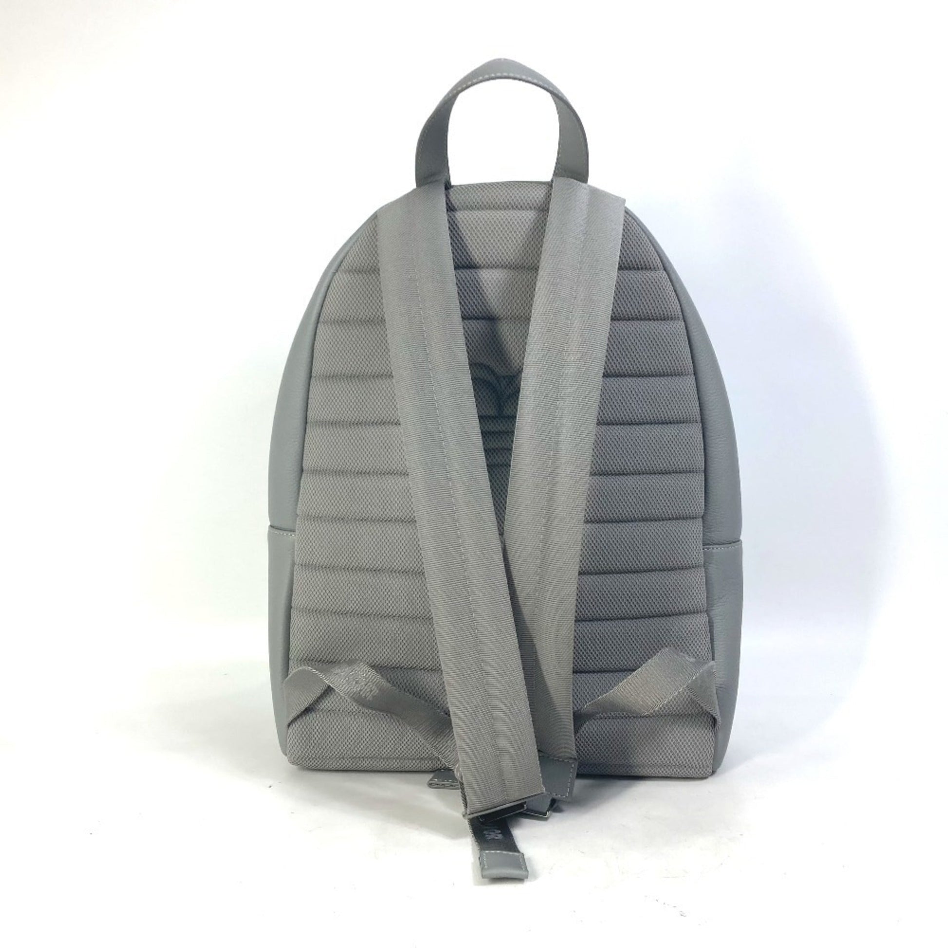 Christian Dior Gray Leather Backpack  