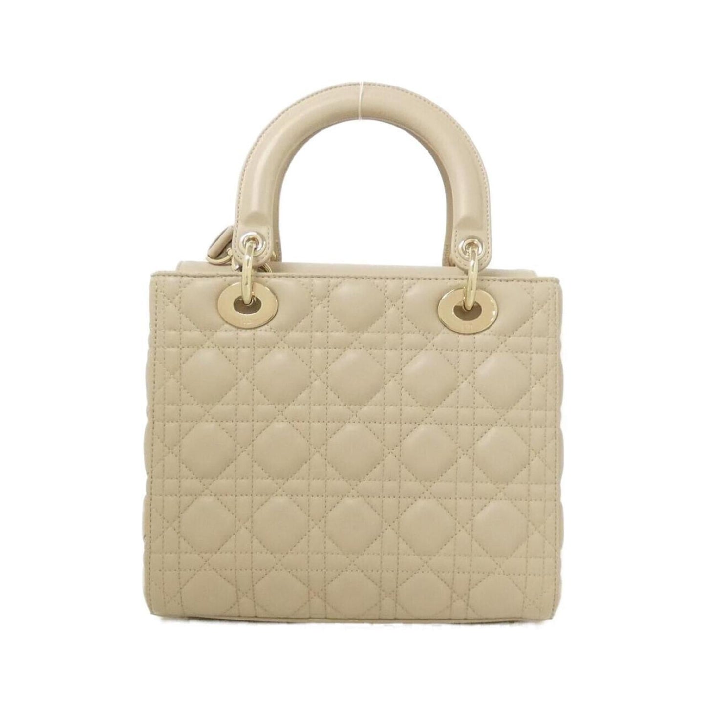 Christian Dior Beige Leather Handbag  