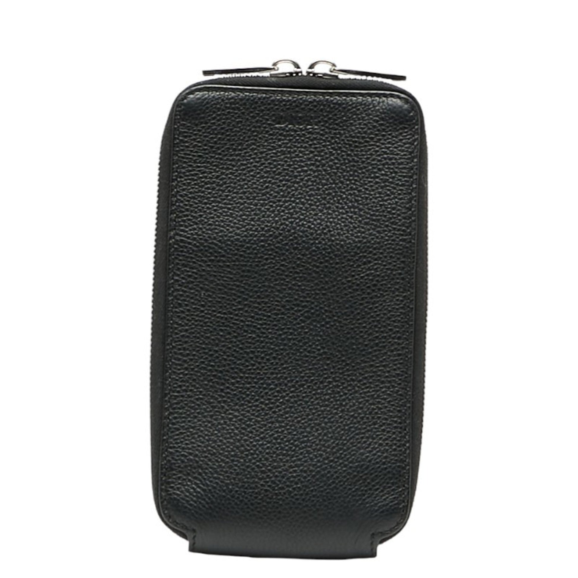 Christian Dior Black Leather Pouch  