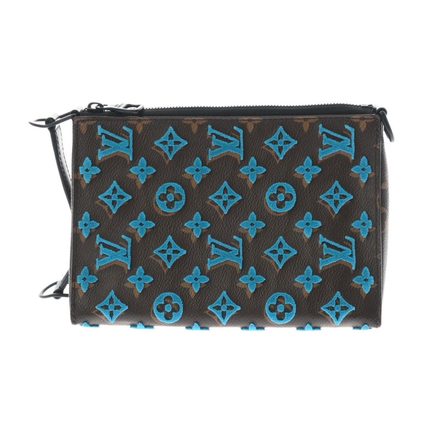 LOUIS VUITTON Monogram Triangle Brown M45078 Men's Taftage Shoulder Bag