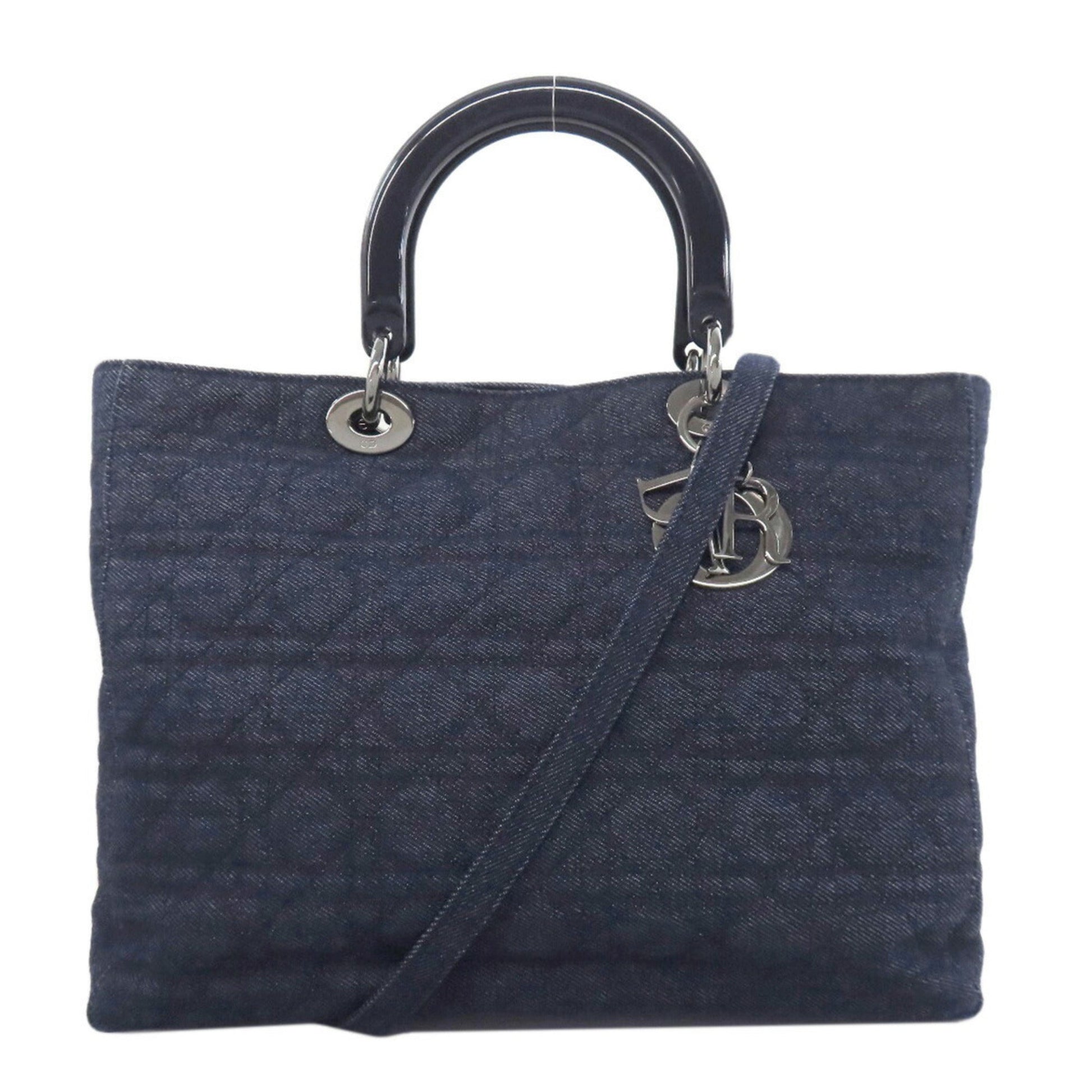 Christian Dior Navy Denim Handbag  