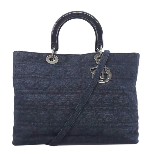 Christian Dior Navy Denim Handbag  
