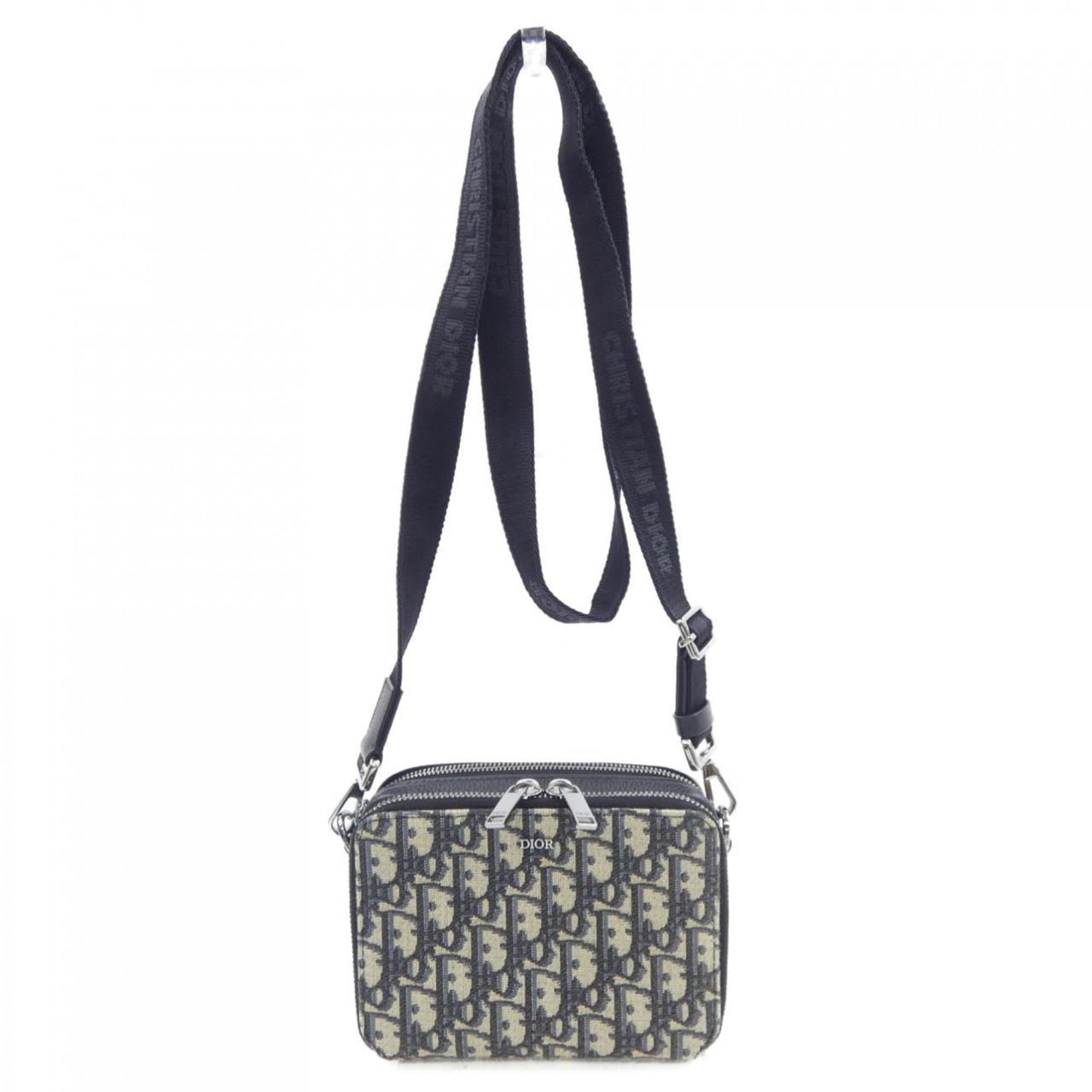 Christian Dior Beige Black Navy Handbag  