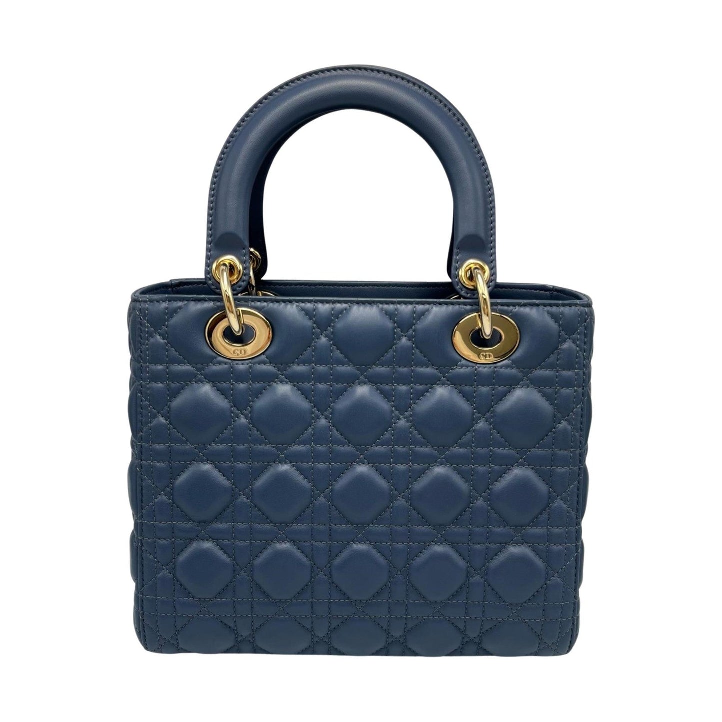 Christian Dior Blue Leather Handbag  