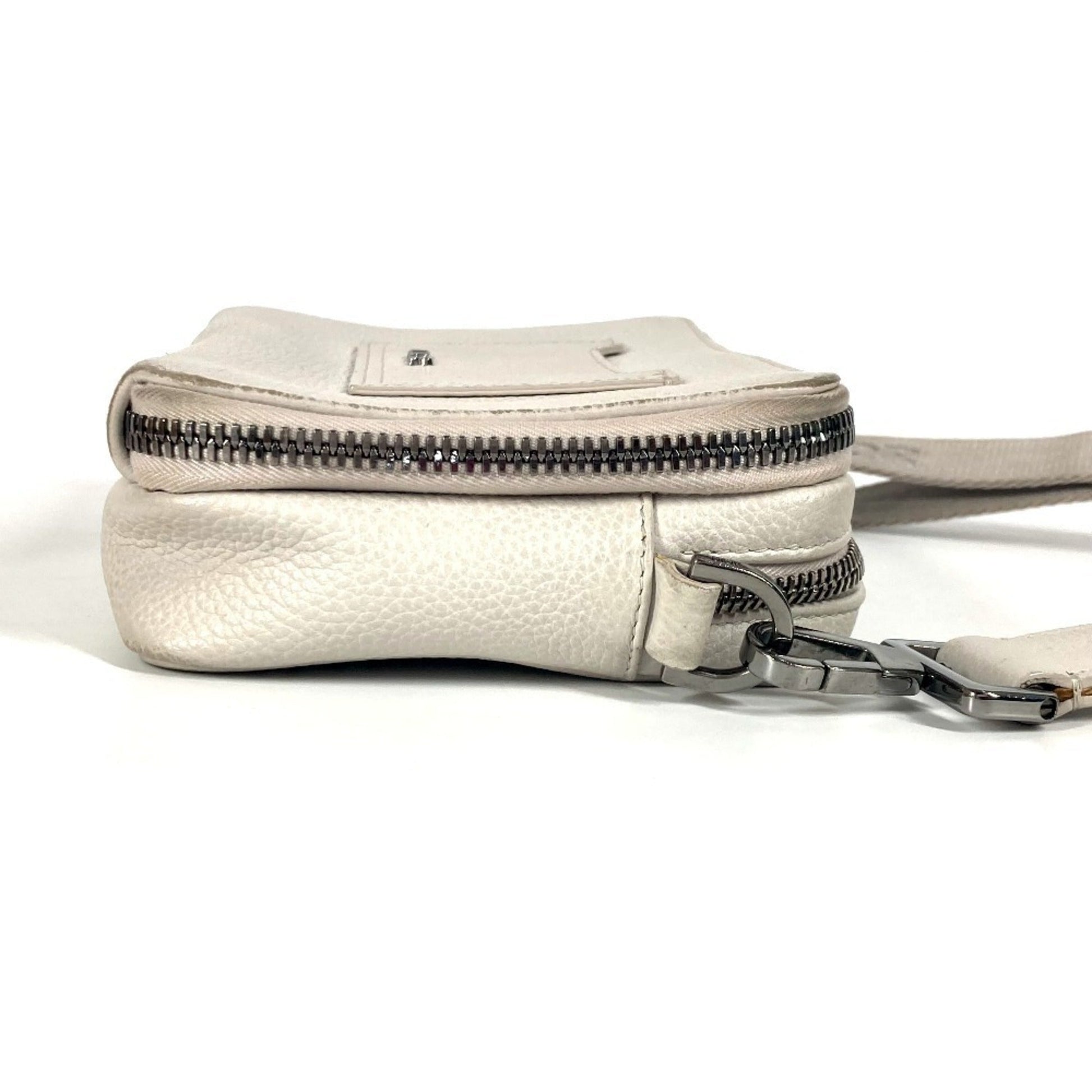 Christian Dior Ivory Leather Shoulder Bag  