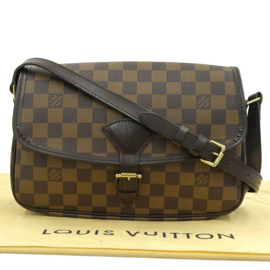 LOUIS VUITTON Damier Sologne Shoulder Bag Ebene N48079