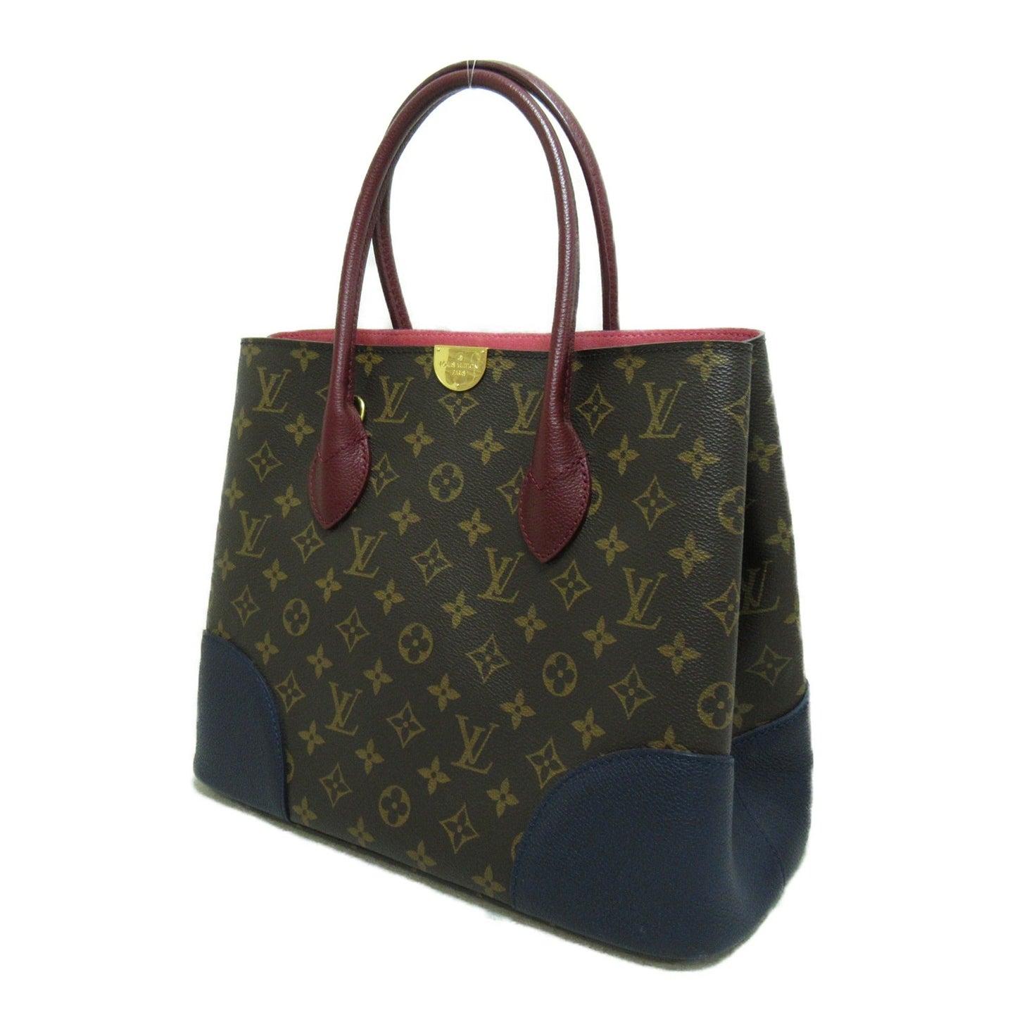LOUIS VUITTON Flandrin Brown navy mauve Monogram PVC coated canvas M43169