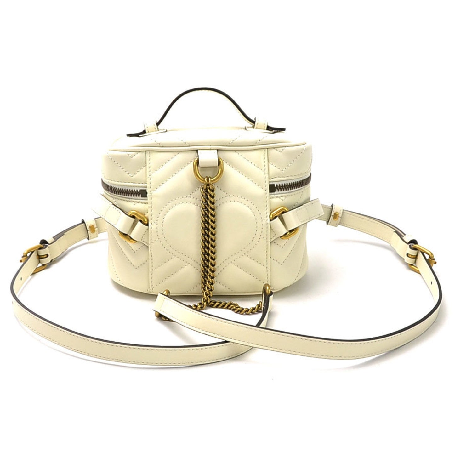 Gucci GG Marmont Leather Quilted Backpack