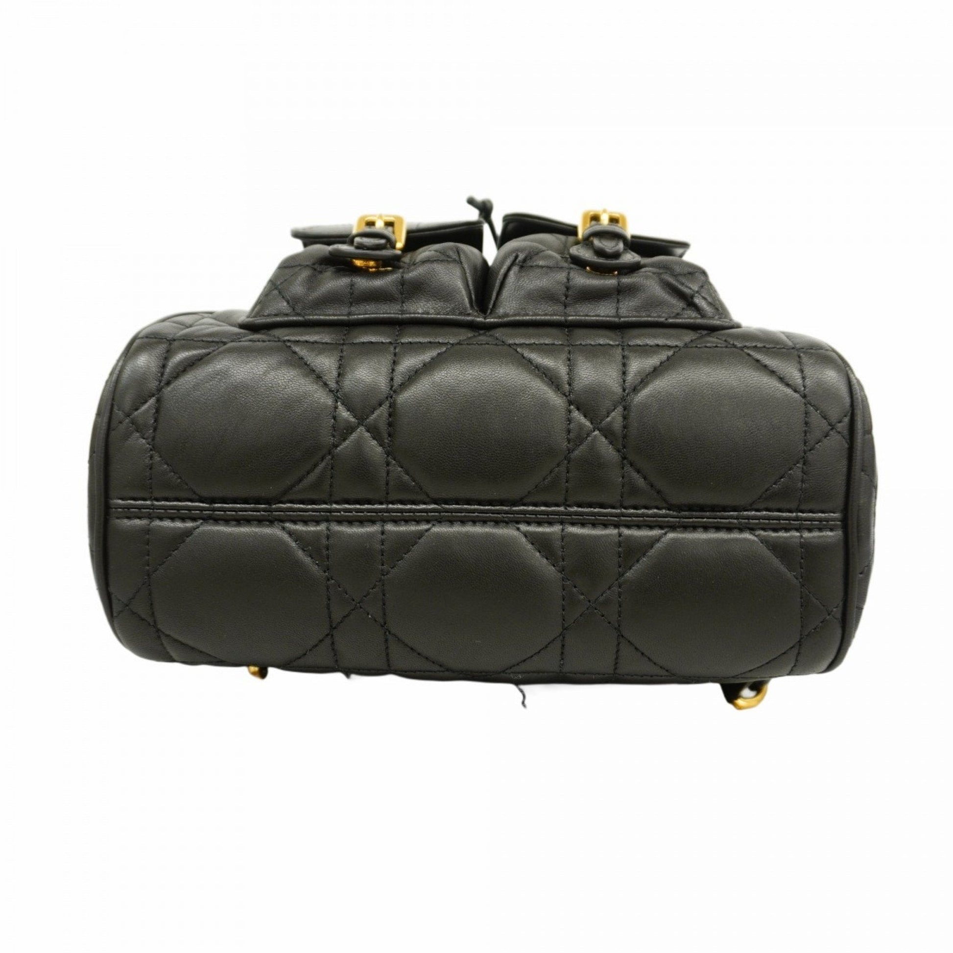 Christian Dior Black Leather Backpack  