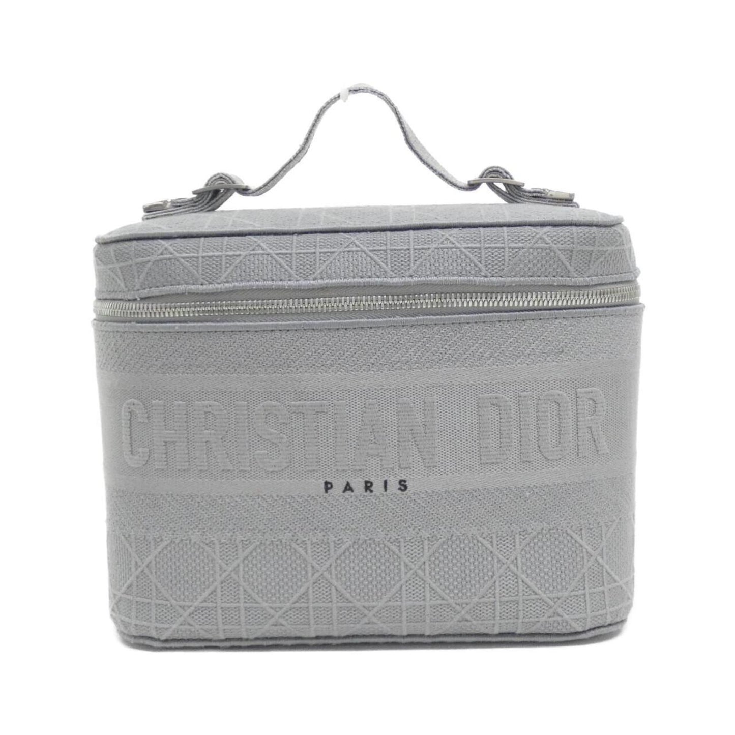 Christian Dior Canvas Handbag Vanity Bag  