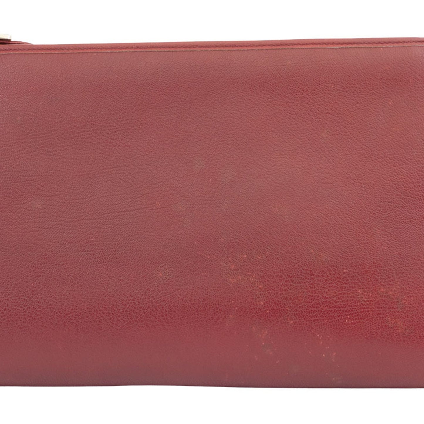 Christian Dior Bordeaux Leather Shoulder Bag  
