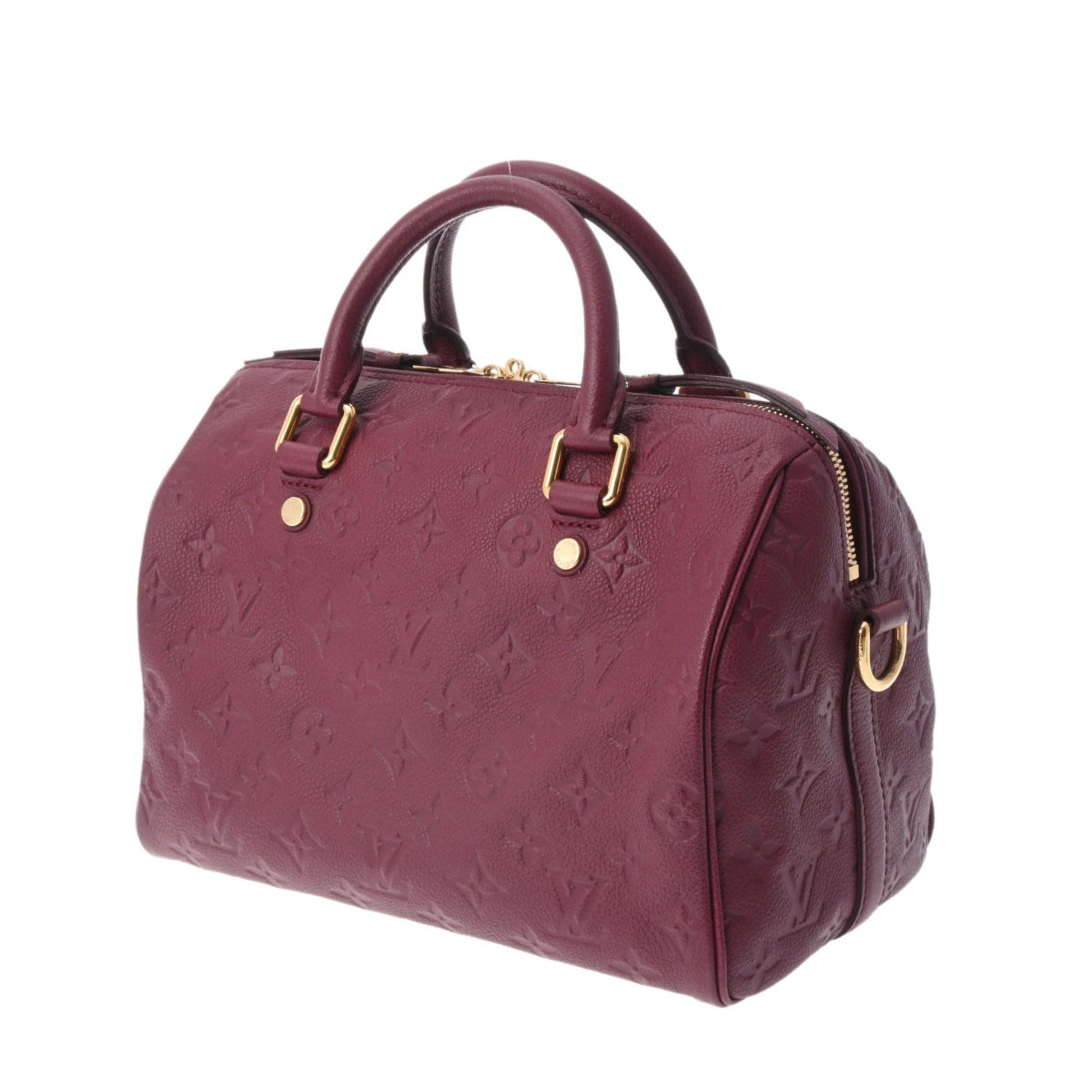 LOUIS VUITTON Monogram Empreinte Bandouliere 25 Orole Women's Leather Bag