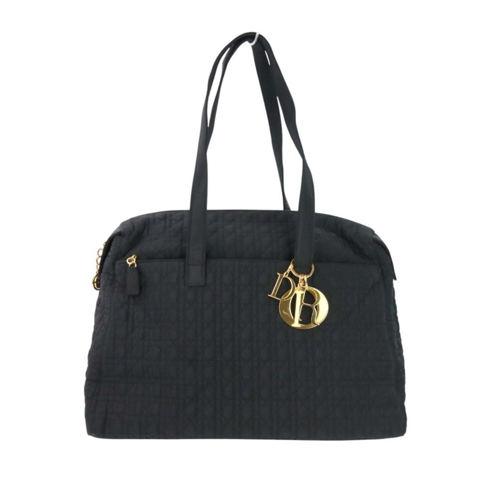 Christian Dior Black Boston Bag Tote Bag  