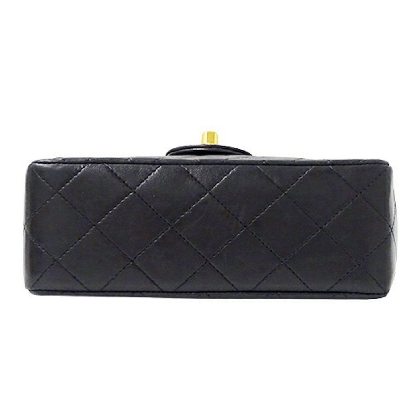 CHANEL bag matelasse lady s shoulder chain lambskin black