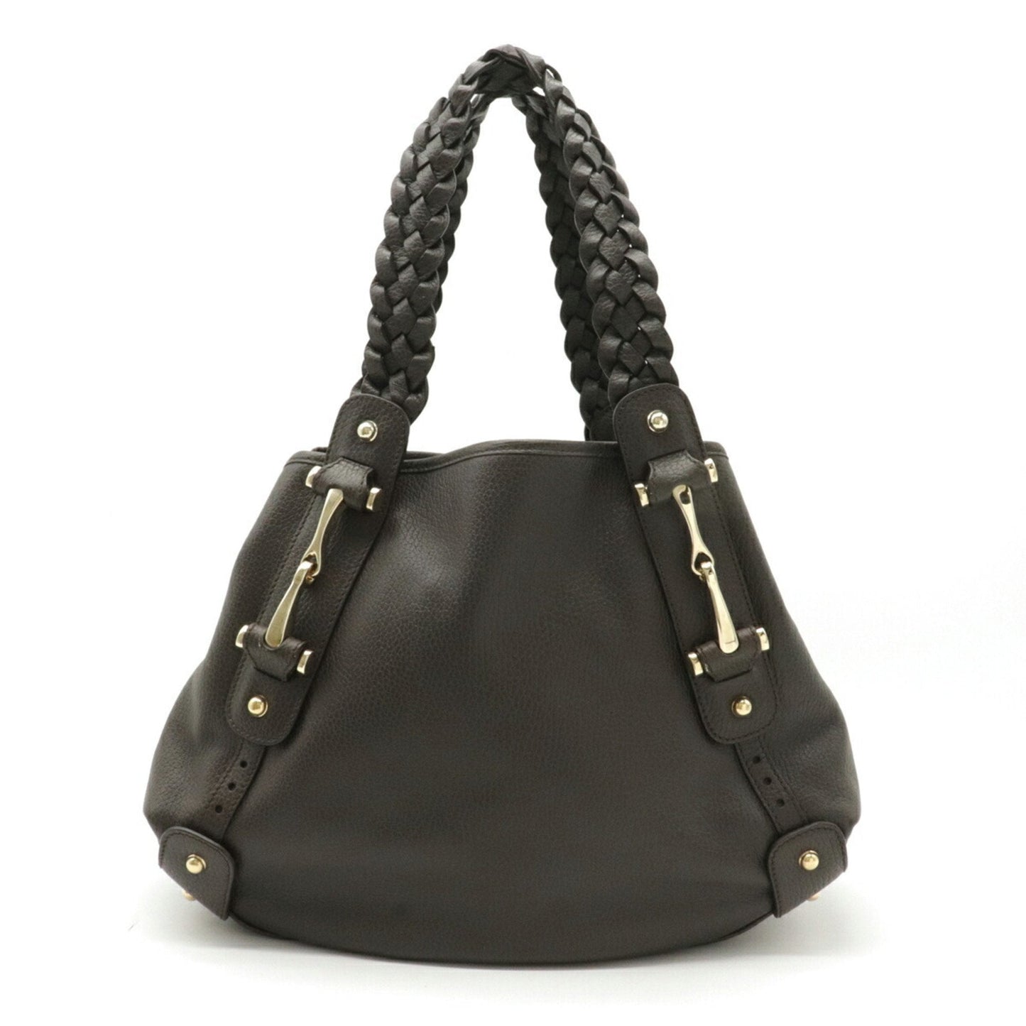 Gucci Horsebit Brown Leather Shoulder Bag